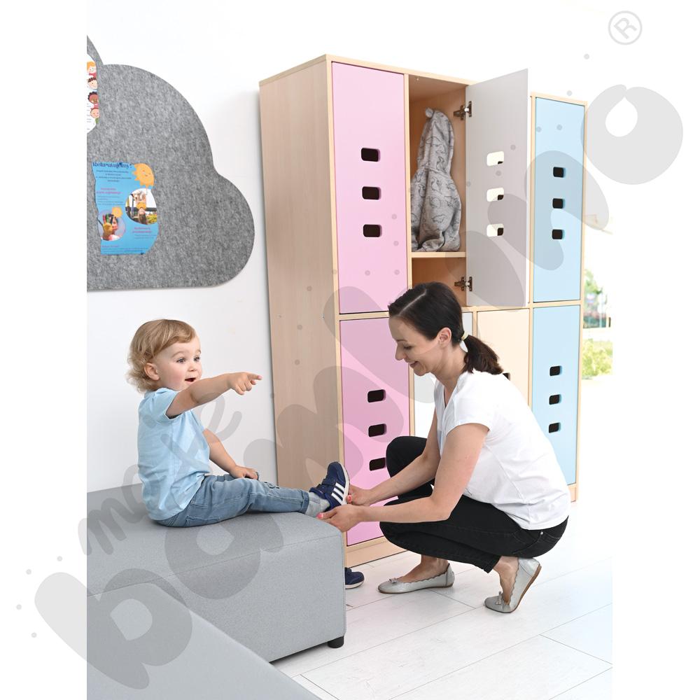 Szatnia Tęczowa duża z drzwiami - zestaw 3