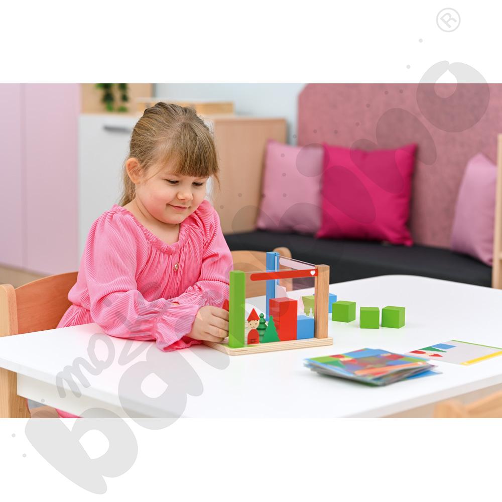 Zbuduj zgodnie z szablonem - układanka przestrzenna