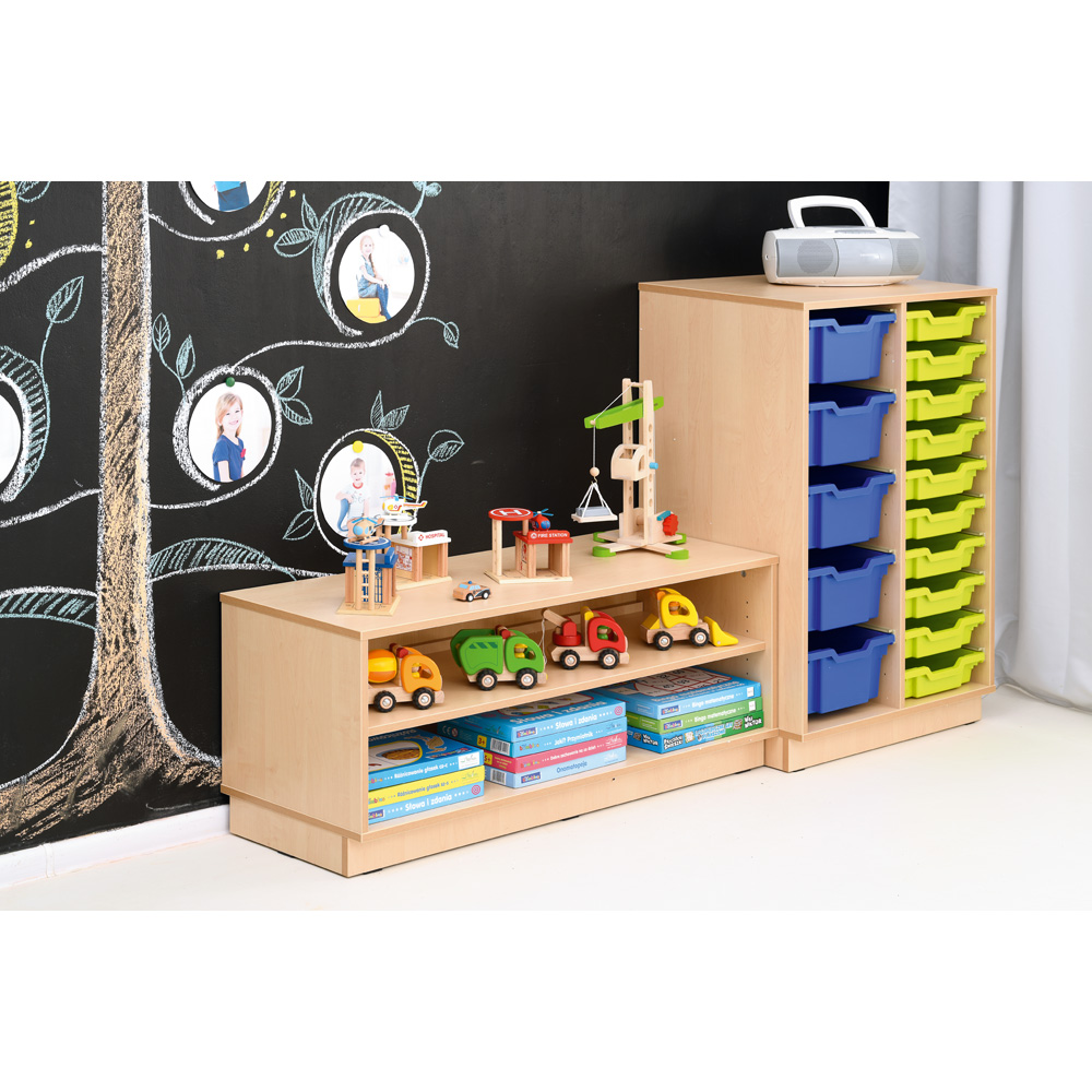 Skrinka Flexi L na plastové, úložné boxy - na sokli
