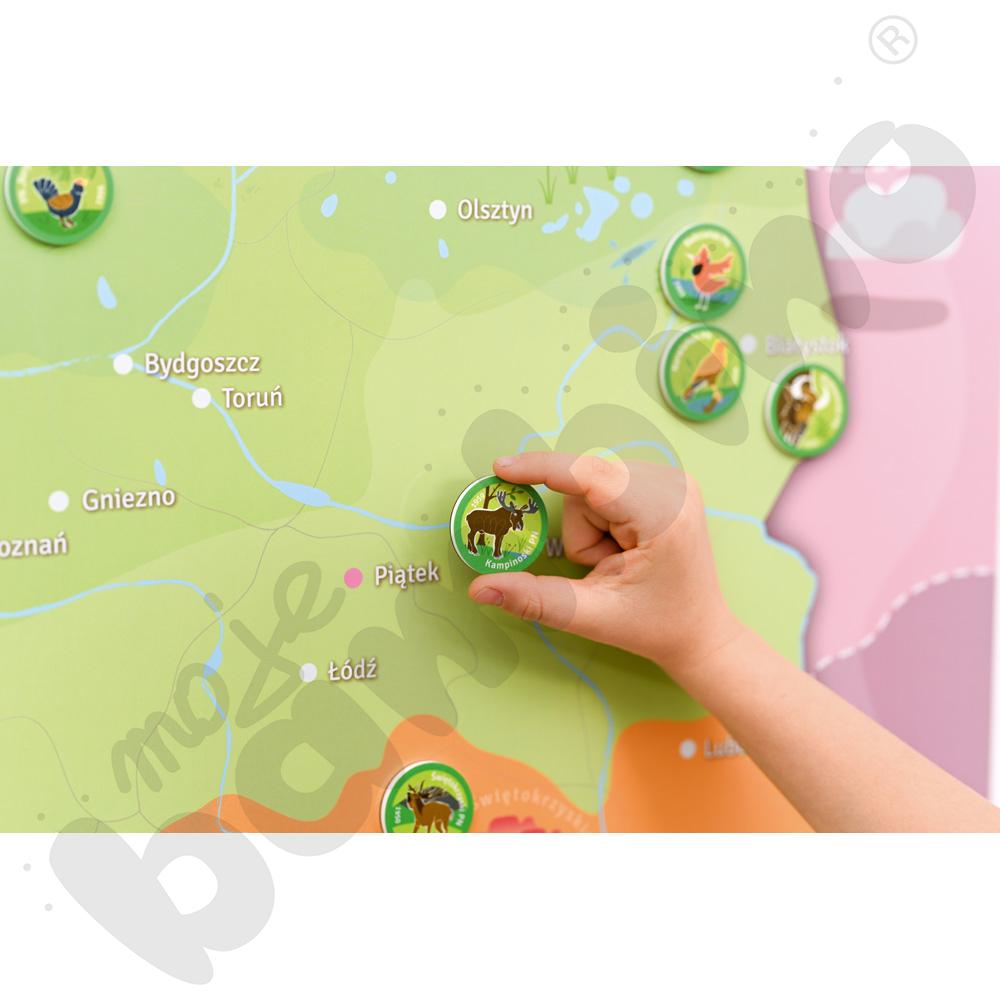 Komplet magnesów Parki Narodowe w Polsce