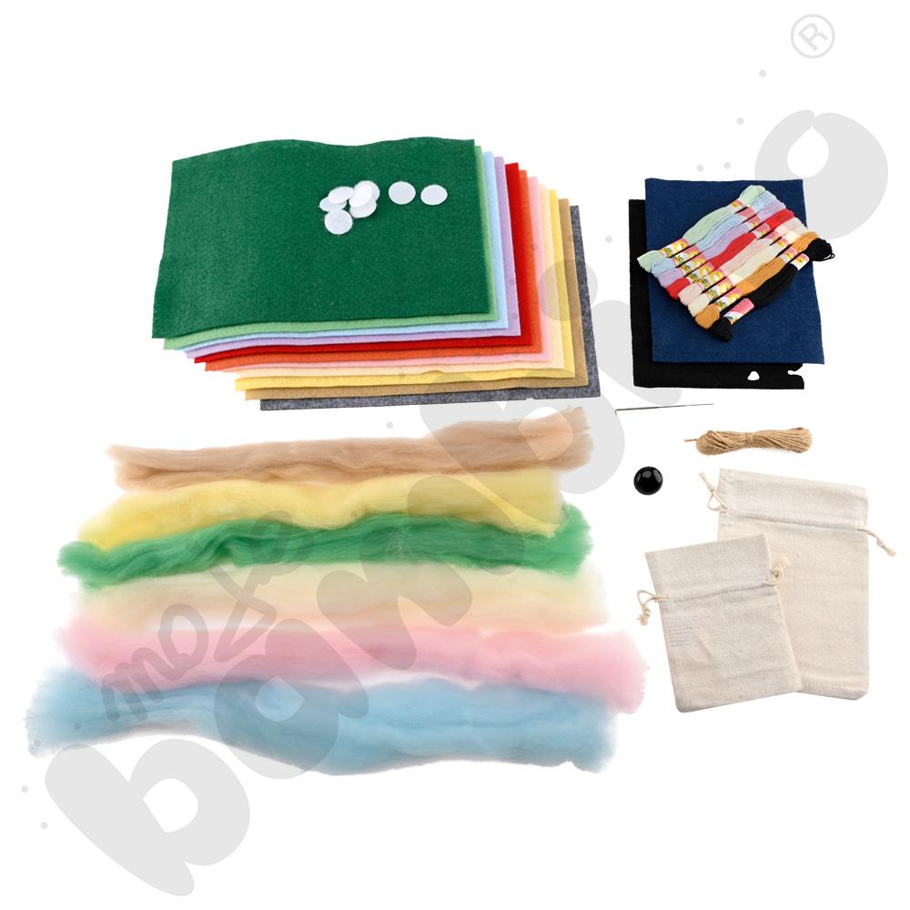 Zestaw kreatywny - robótki  z filcu