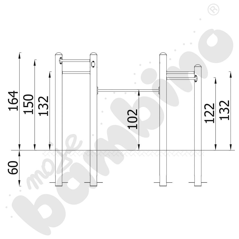 Action4Kids Lime - drążek sześciokątny