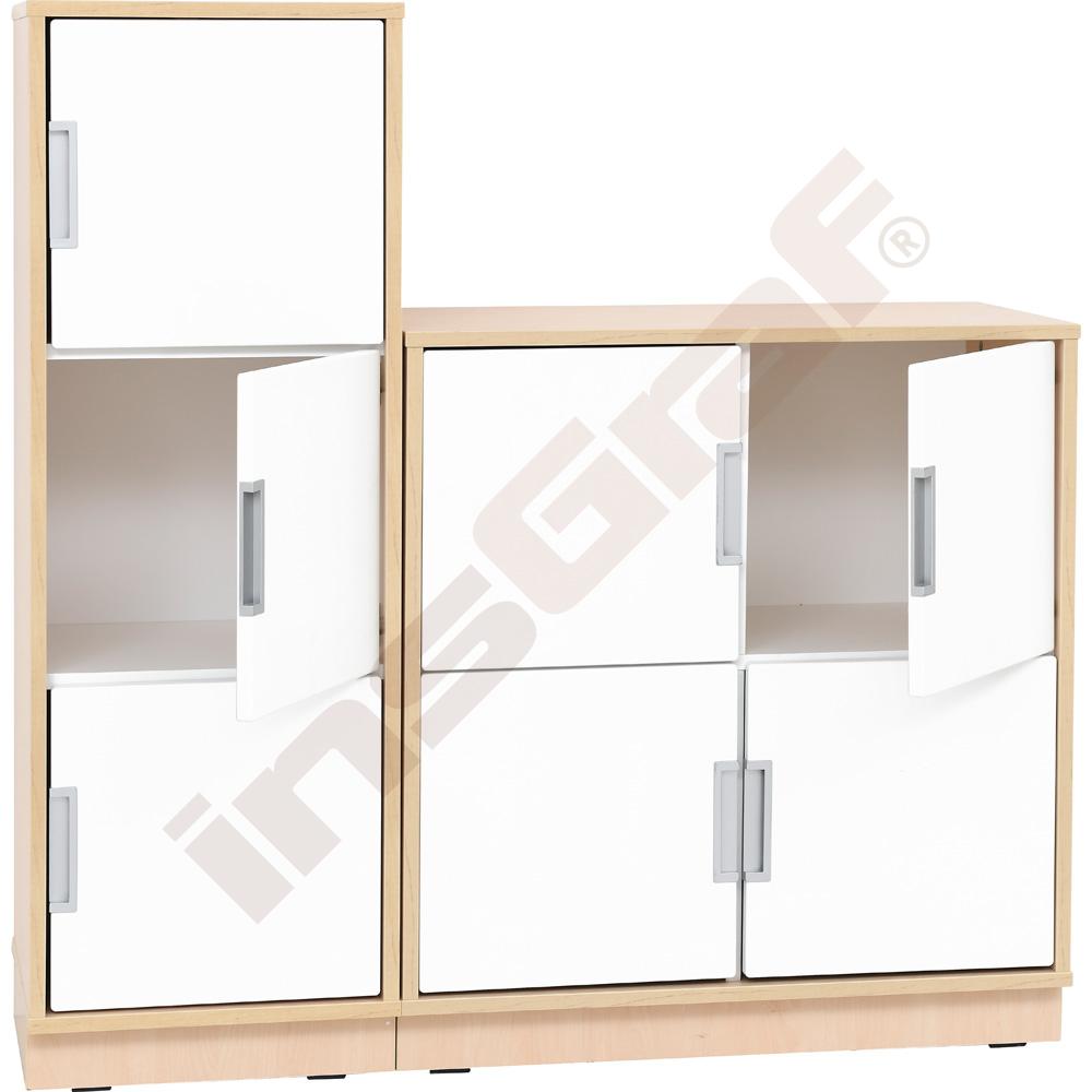 Quadro - Sestava 128, korpusy světlý javor
