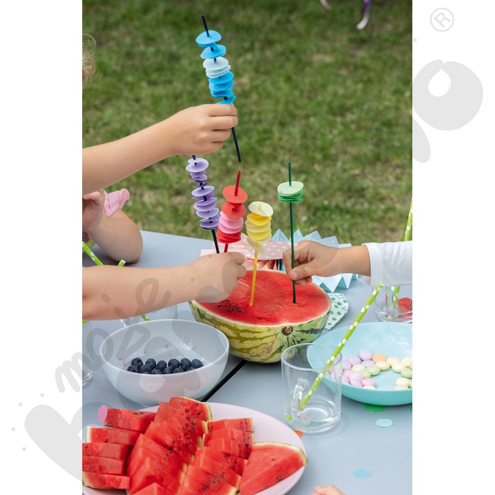 Kropkowe dekoracje piknikowe