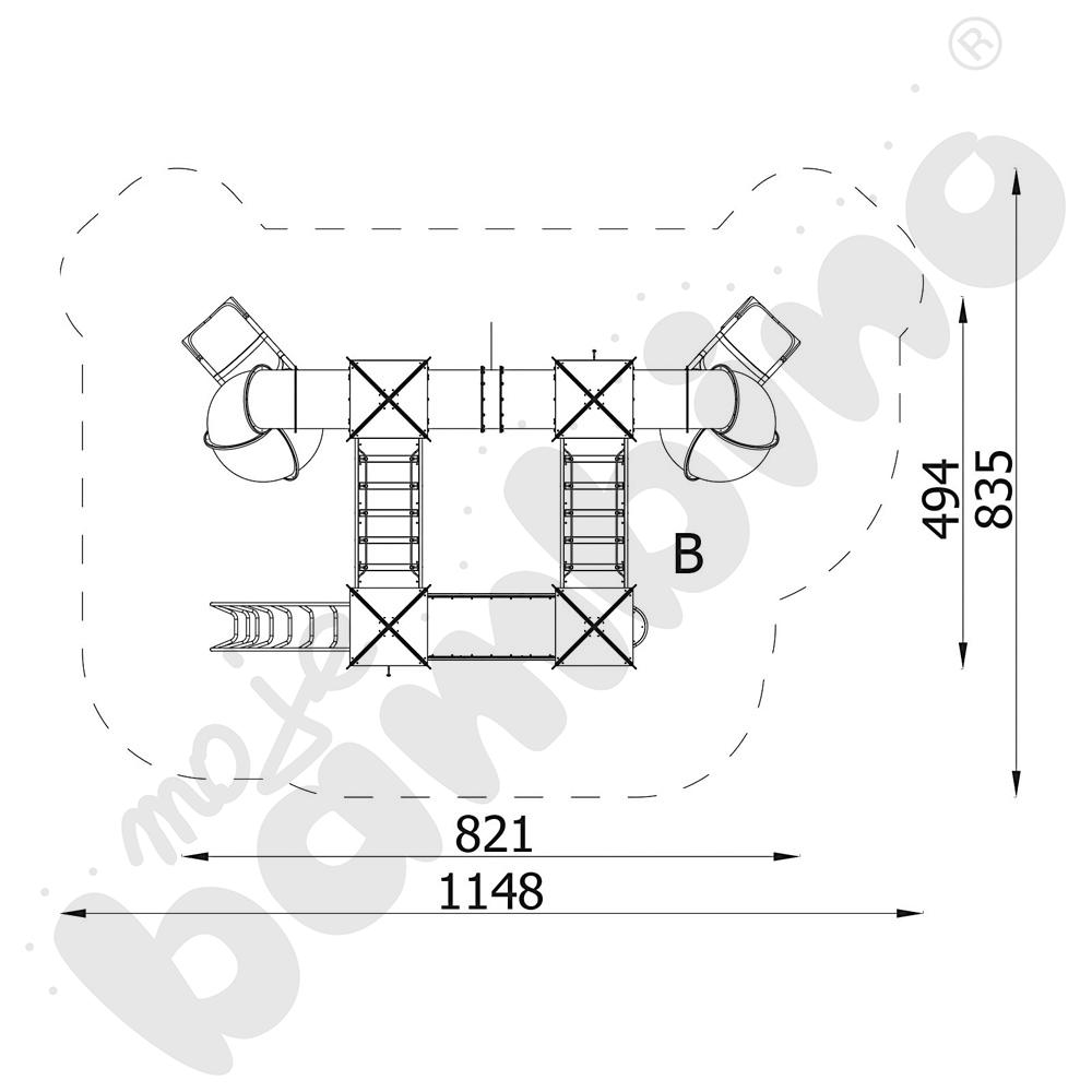 Zestaw Zameczek Quadro, recykling