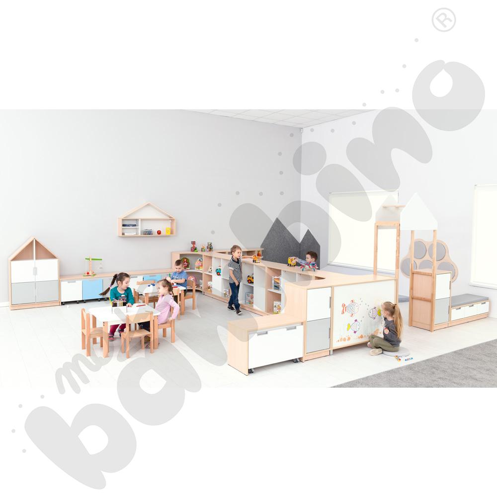 Quadro - ławeczka na dużą skrzynię, klon jasny