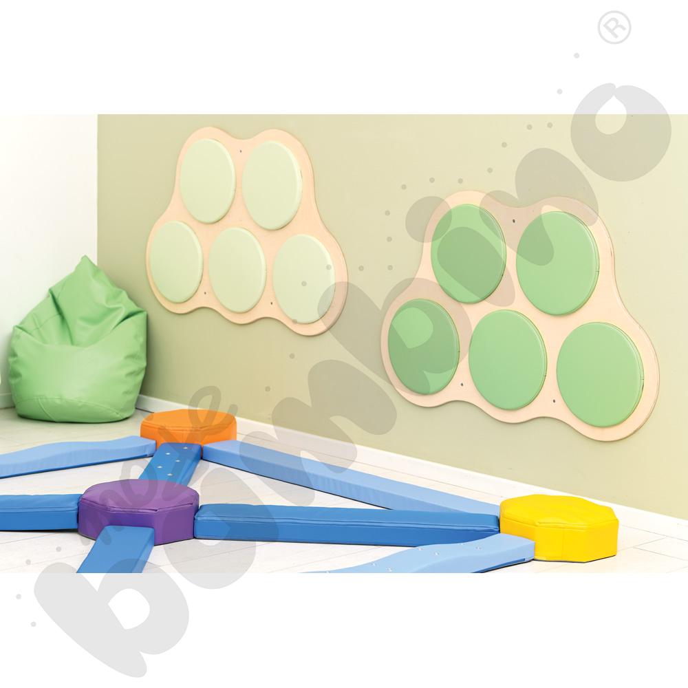 Poduszki okrągłe 5 szt. jasnozielony pastel