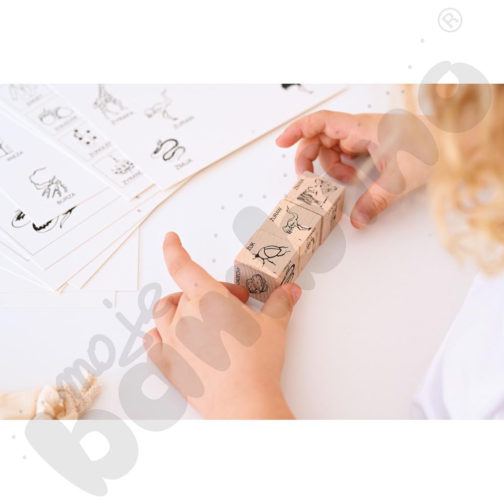 Logokostki - głoska - ż - 3 w 1