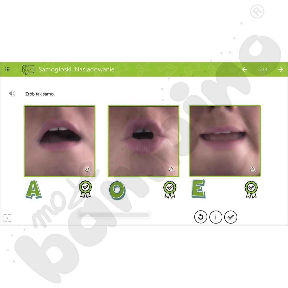 Program multimedialny: Opóźniony rozwój mowy mTalent 