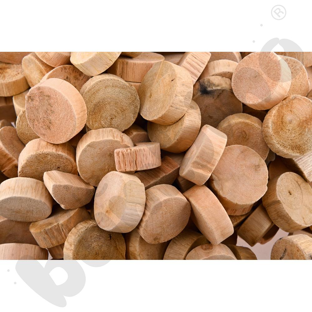 Drewniane krążki, 1 kg