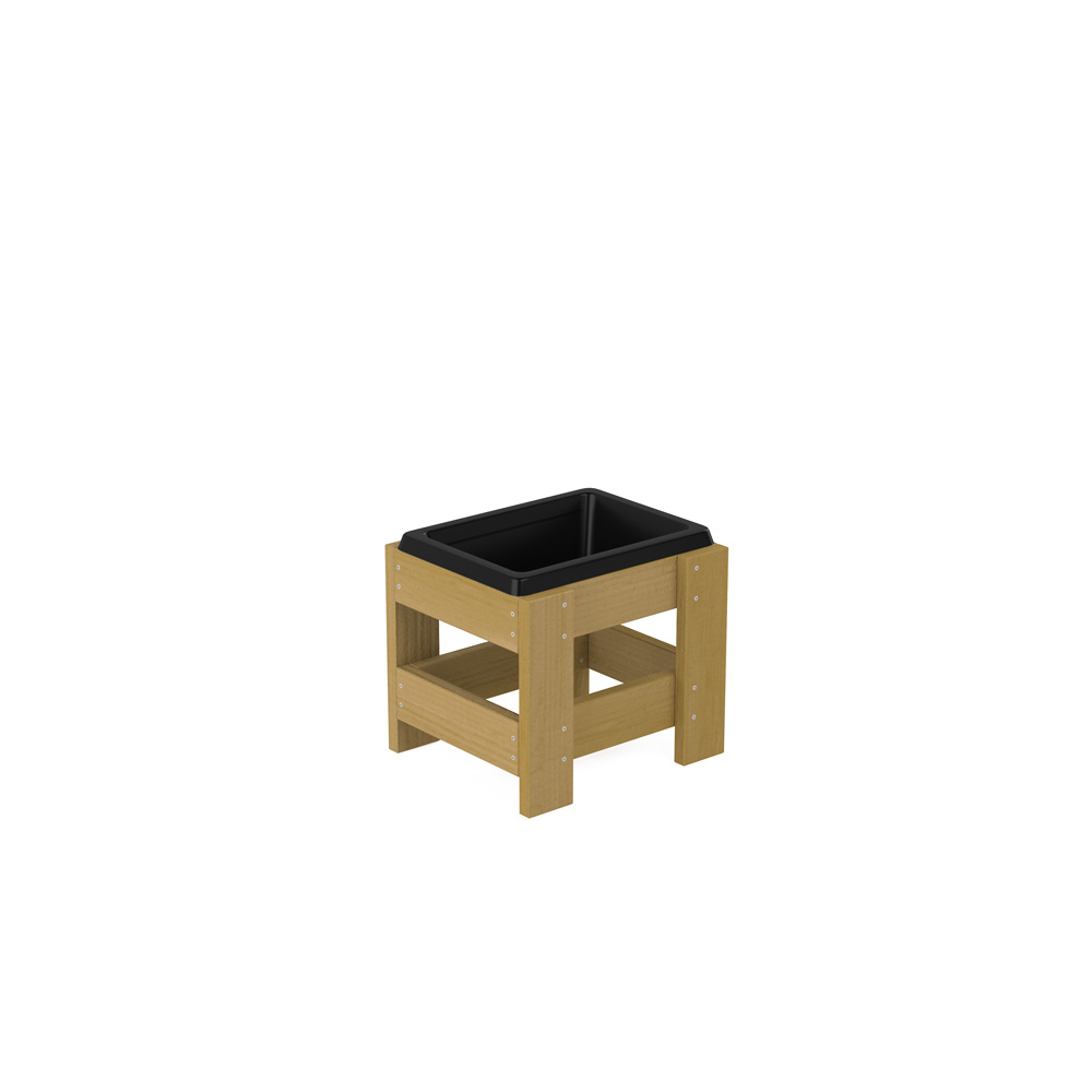 Kvetináč Terra s plastovým boxom, stredný
