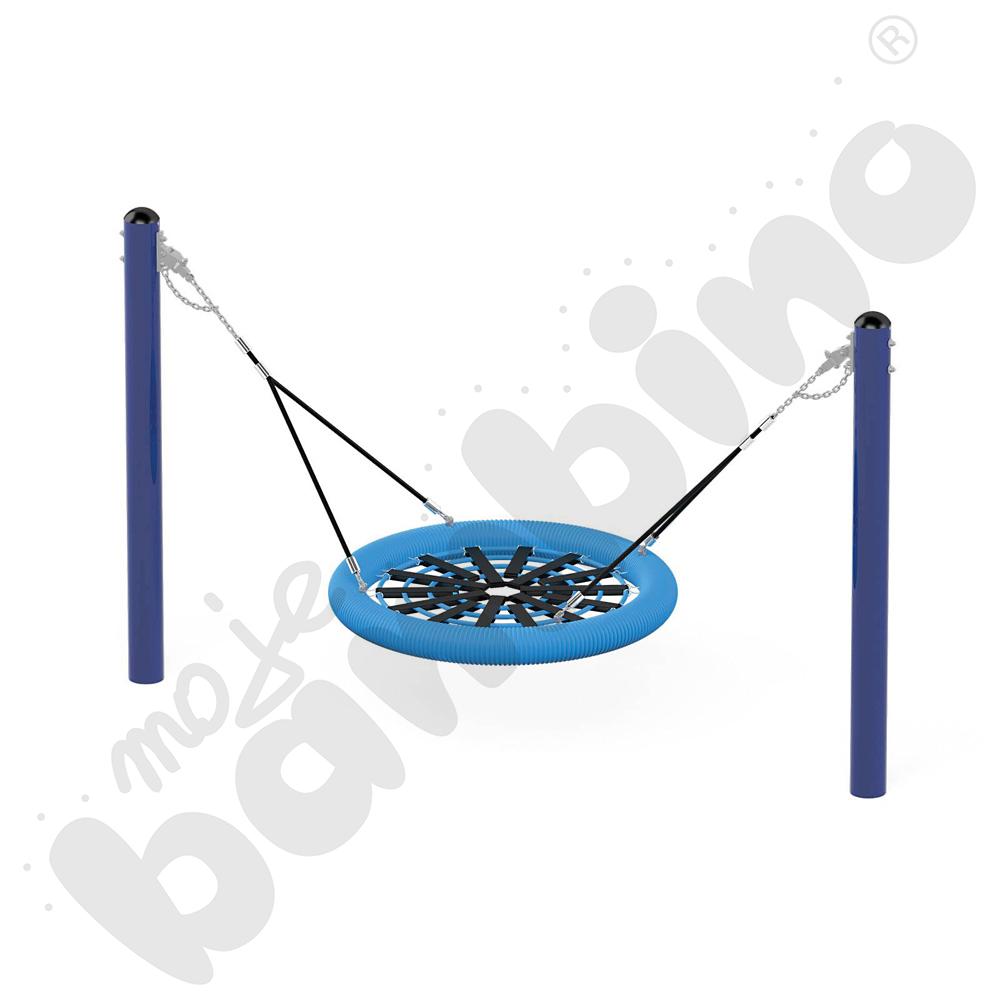 Huśtawka na słupach z zawiesiem Bocianie gniazdo