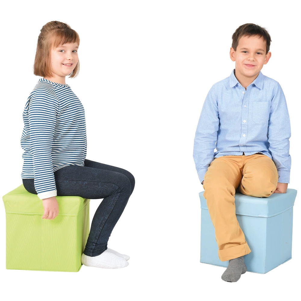 Látkové úložné boxy