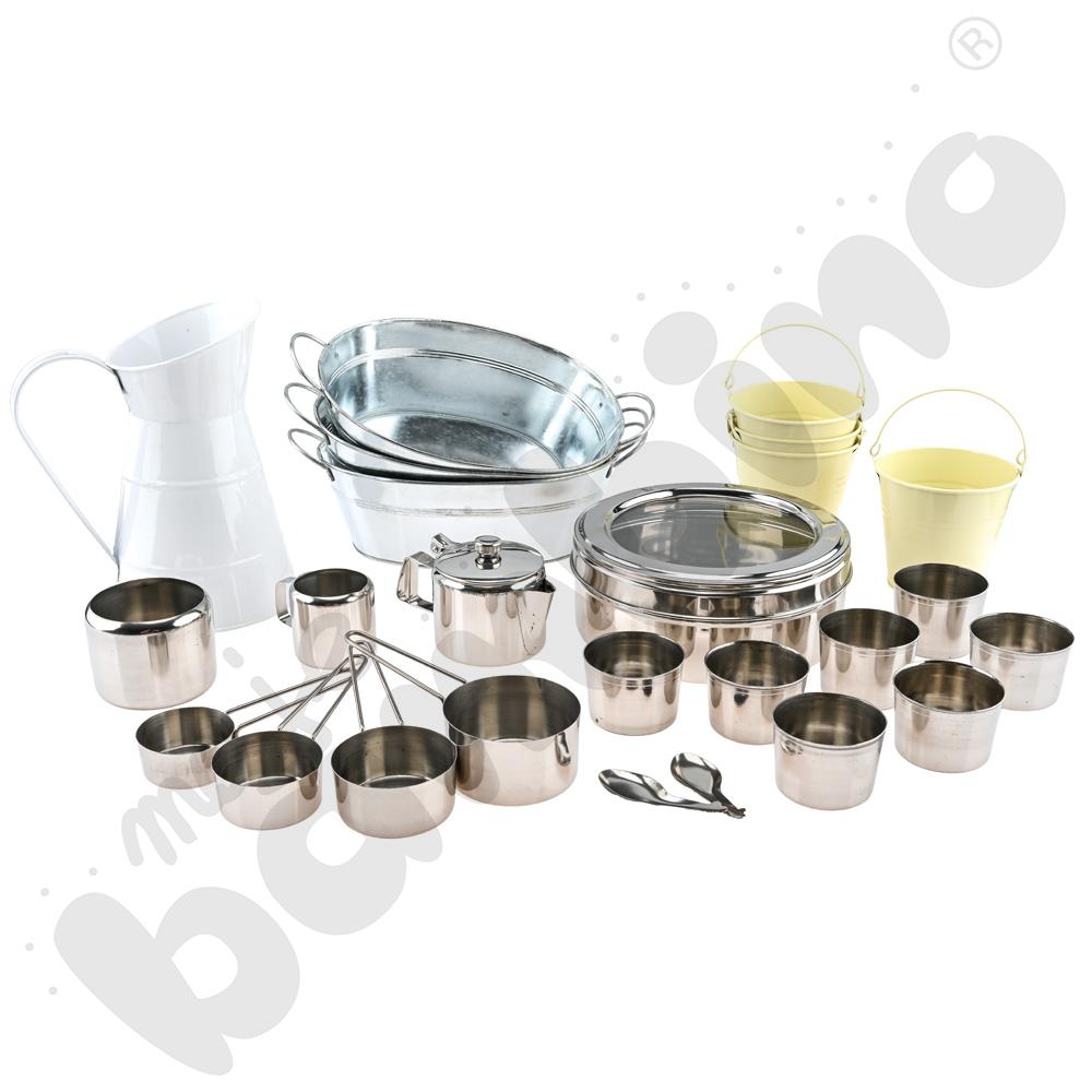 Naczynia ogrodowe, 24 elem.