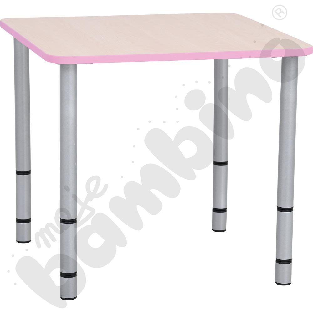 Blat Quadro klon jasny kwadratowy, jasnoróżowe obrzeże