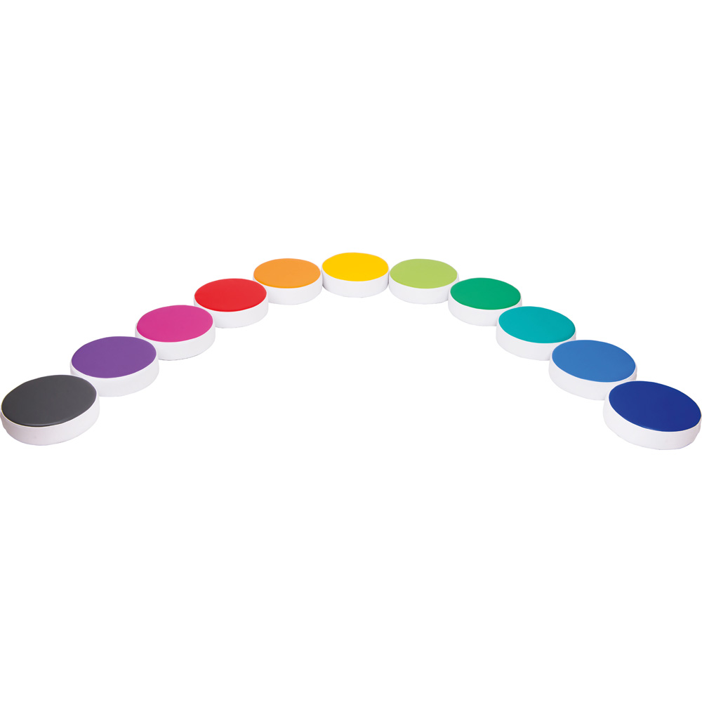 Sada 12 okrúhlych vankúšov