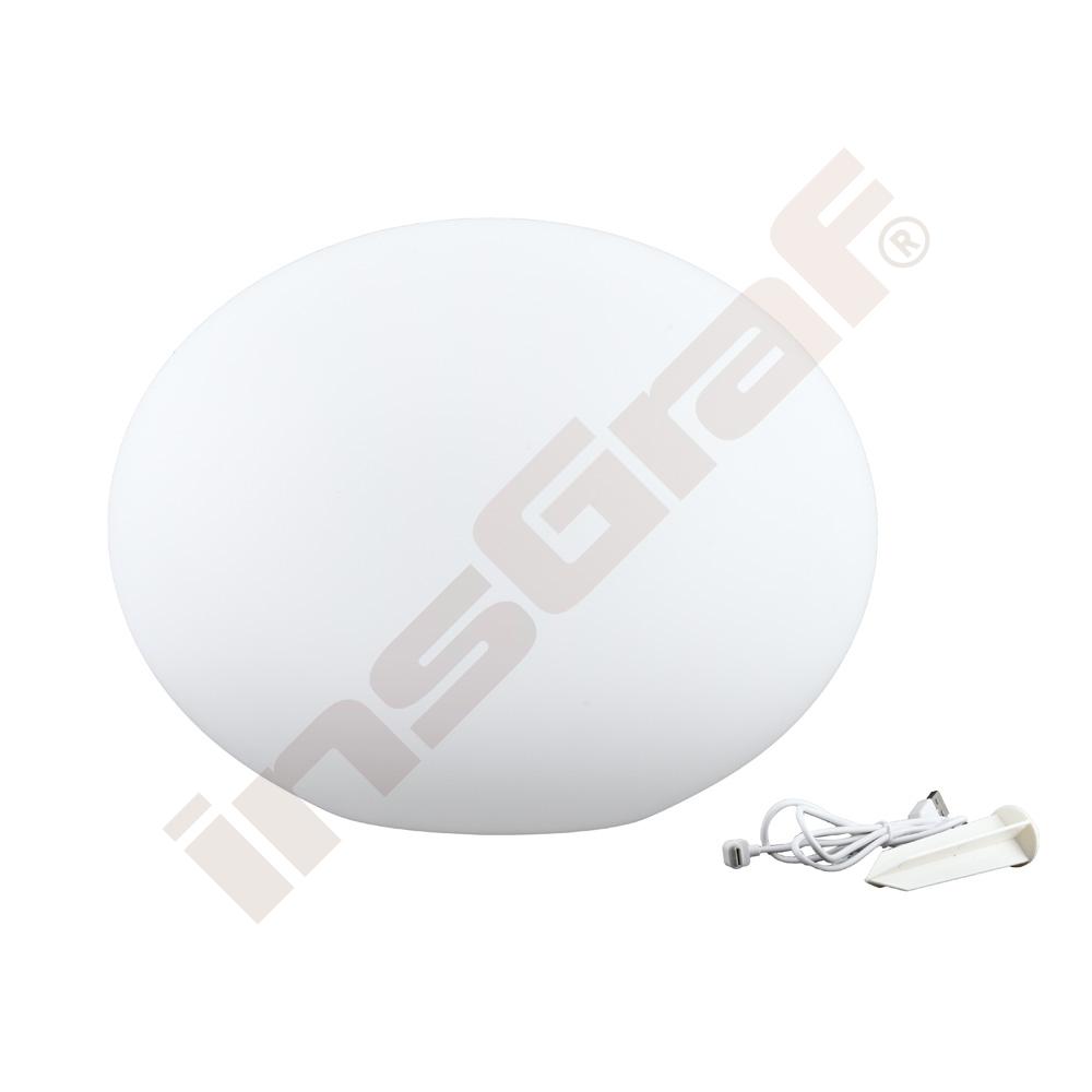 Sploštená guľová LED lampa 
