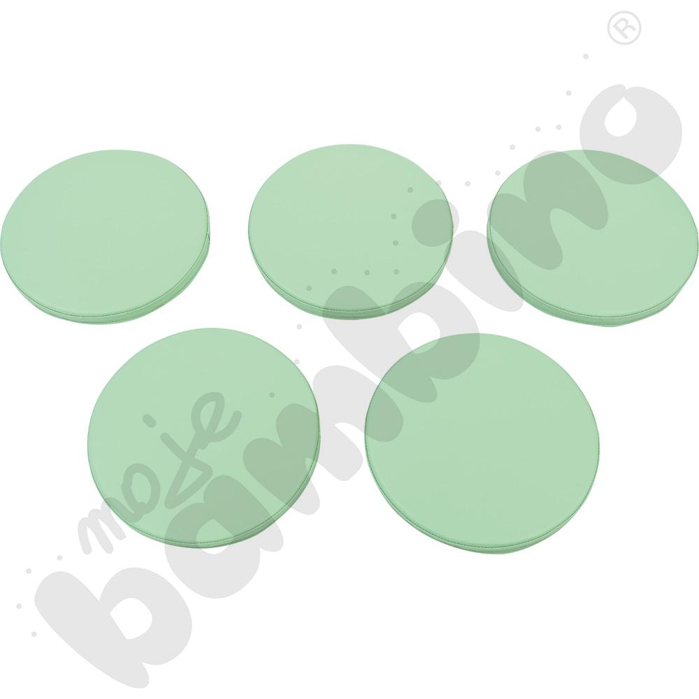 Poduszki okrągłe 5 szt. oliwka