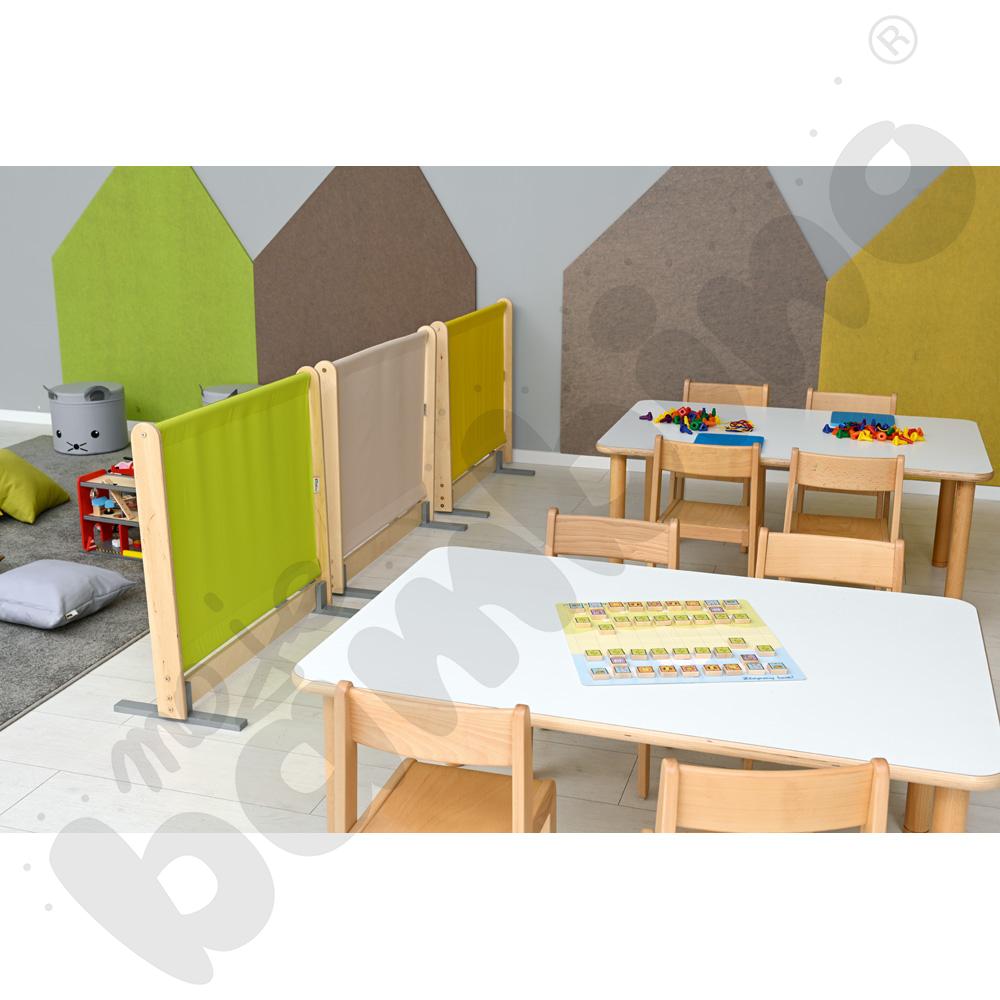 Parawan limonkowo-oliwkowy