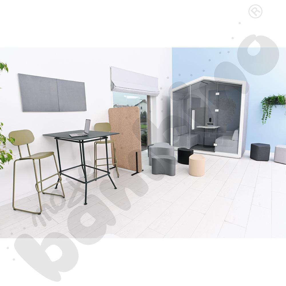 Stół wysoki New School ciemnozielony