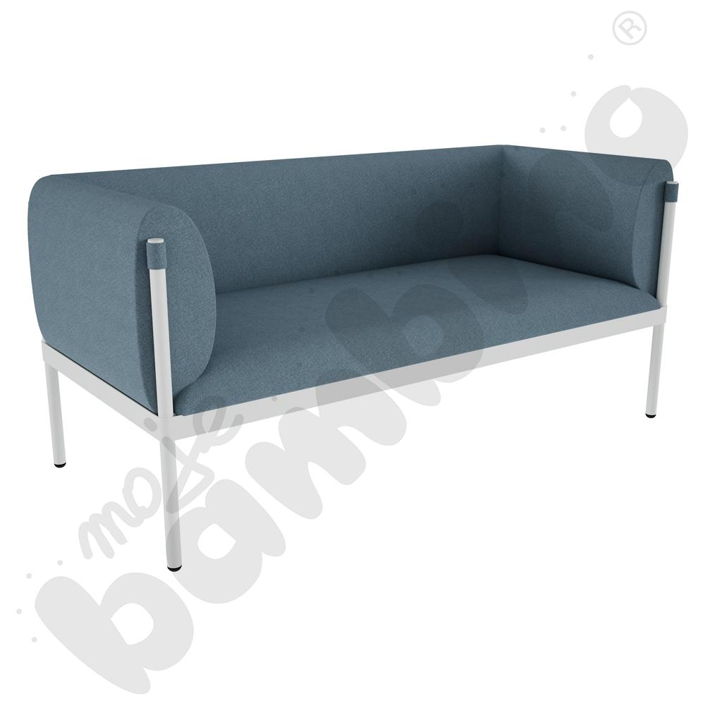 Kanapa Stilt 2-osobowa niska jasnoniebieska