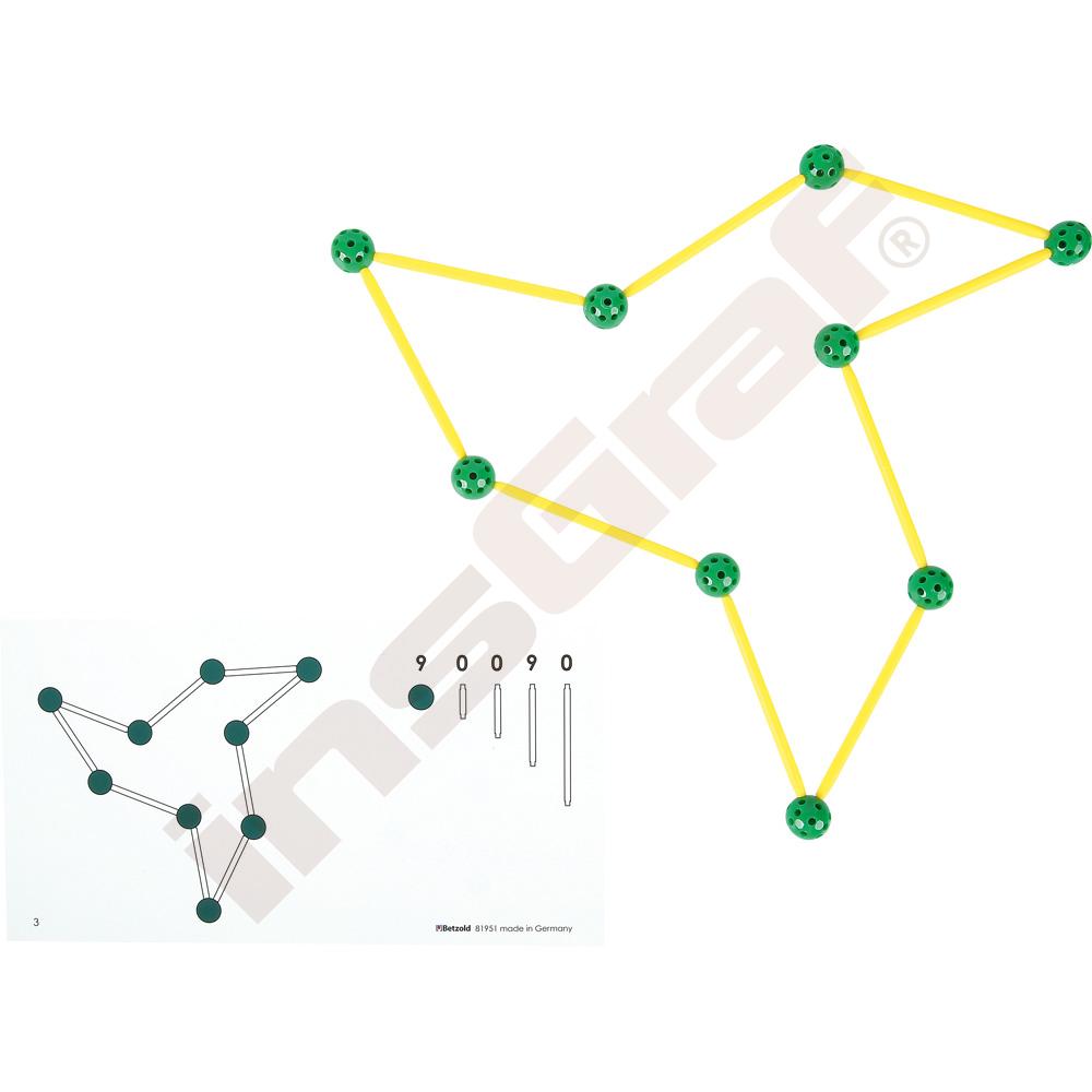 Balónky a klacíky ke geometrickým tělesům