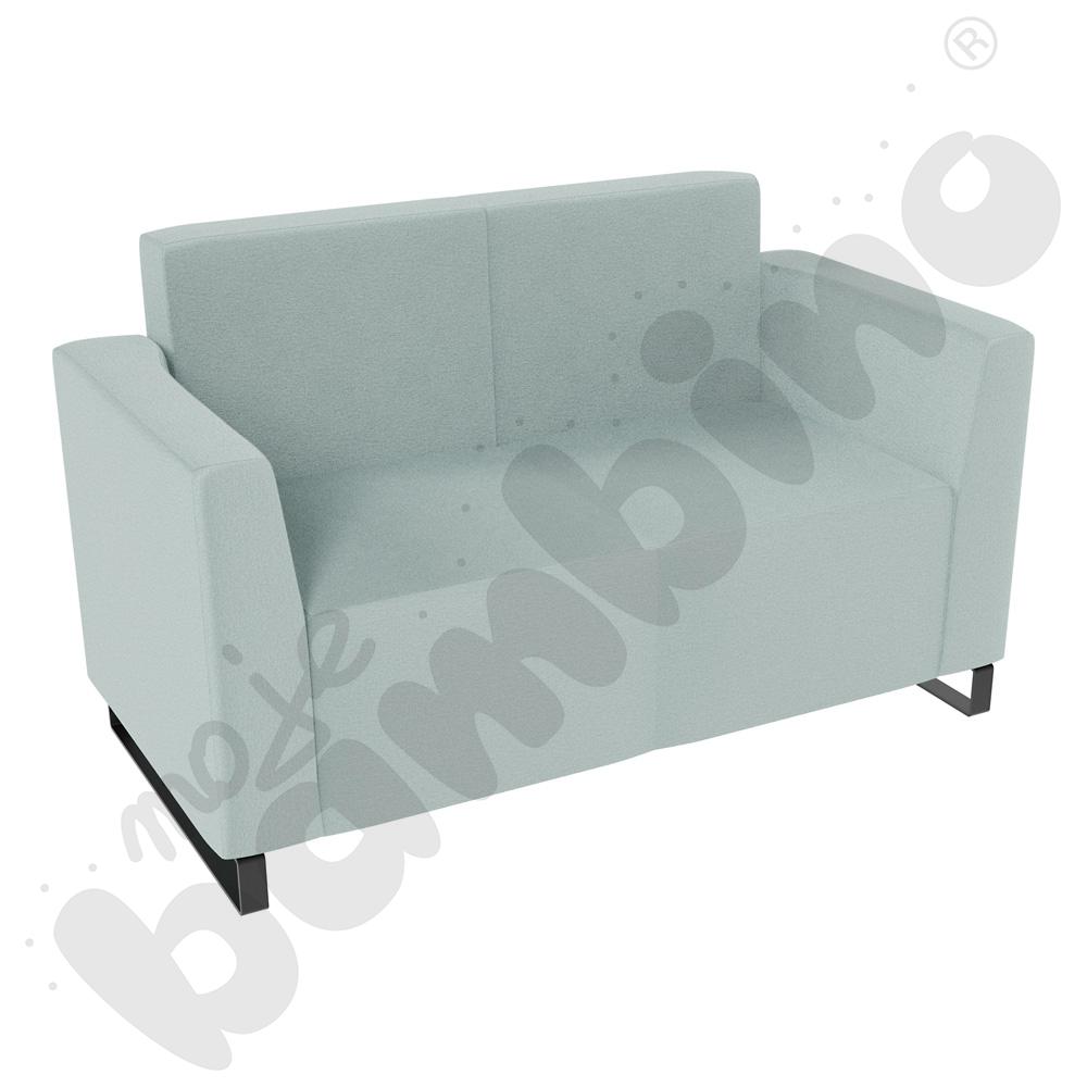 Sofa Universum 2-os. wys. 82 cm, 2 boki niskie, tkanina KG02