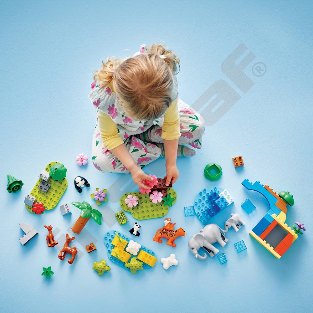 LEGO® Duplo Rodiny divokých zvířat 3v1 