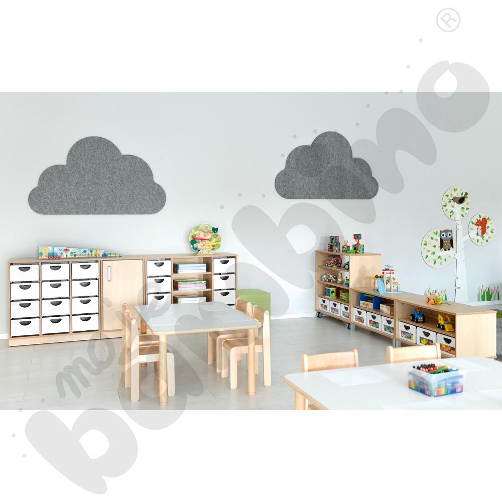 Szafka Flexi D z przegrodami na cokole