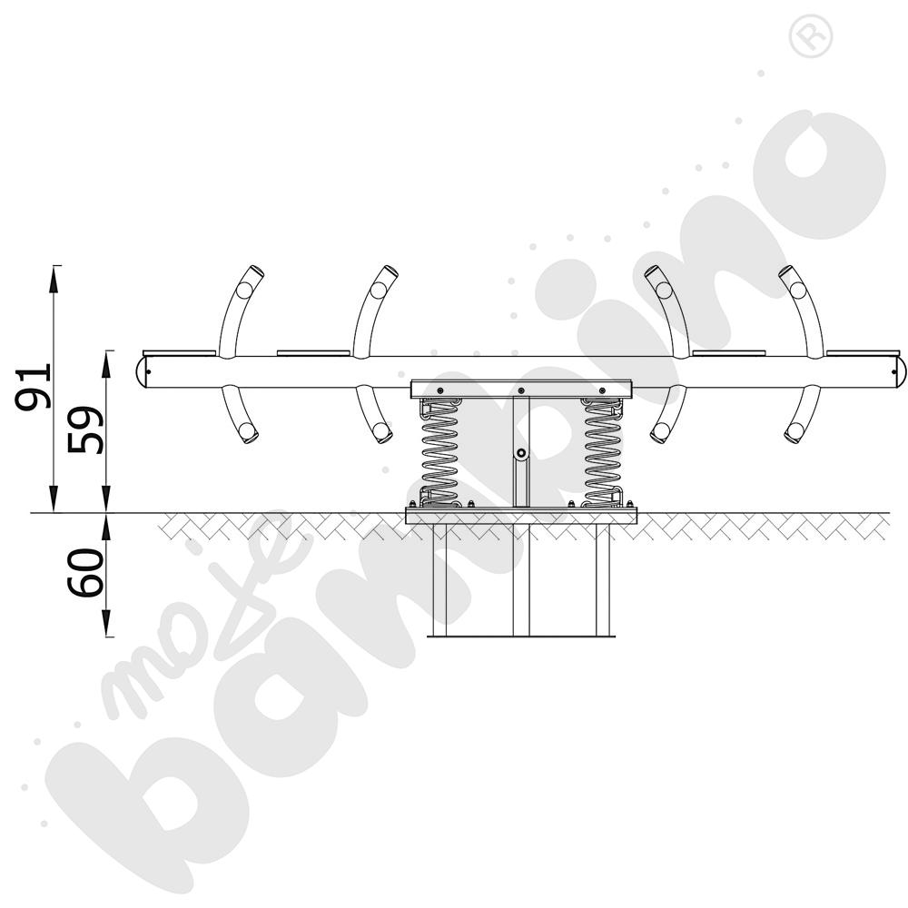 Action4Kids Lime - ważka 4-osobowa