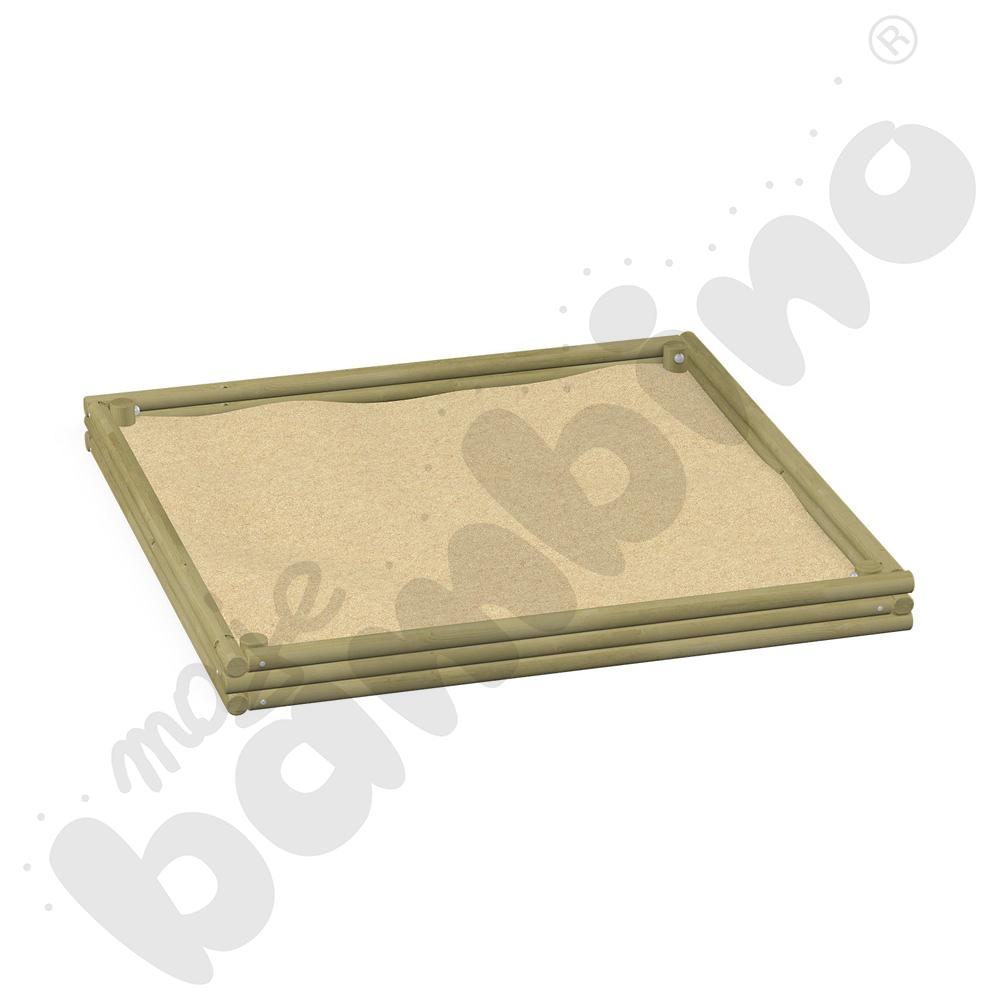 Piaskownica z bali 3 x 3