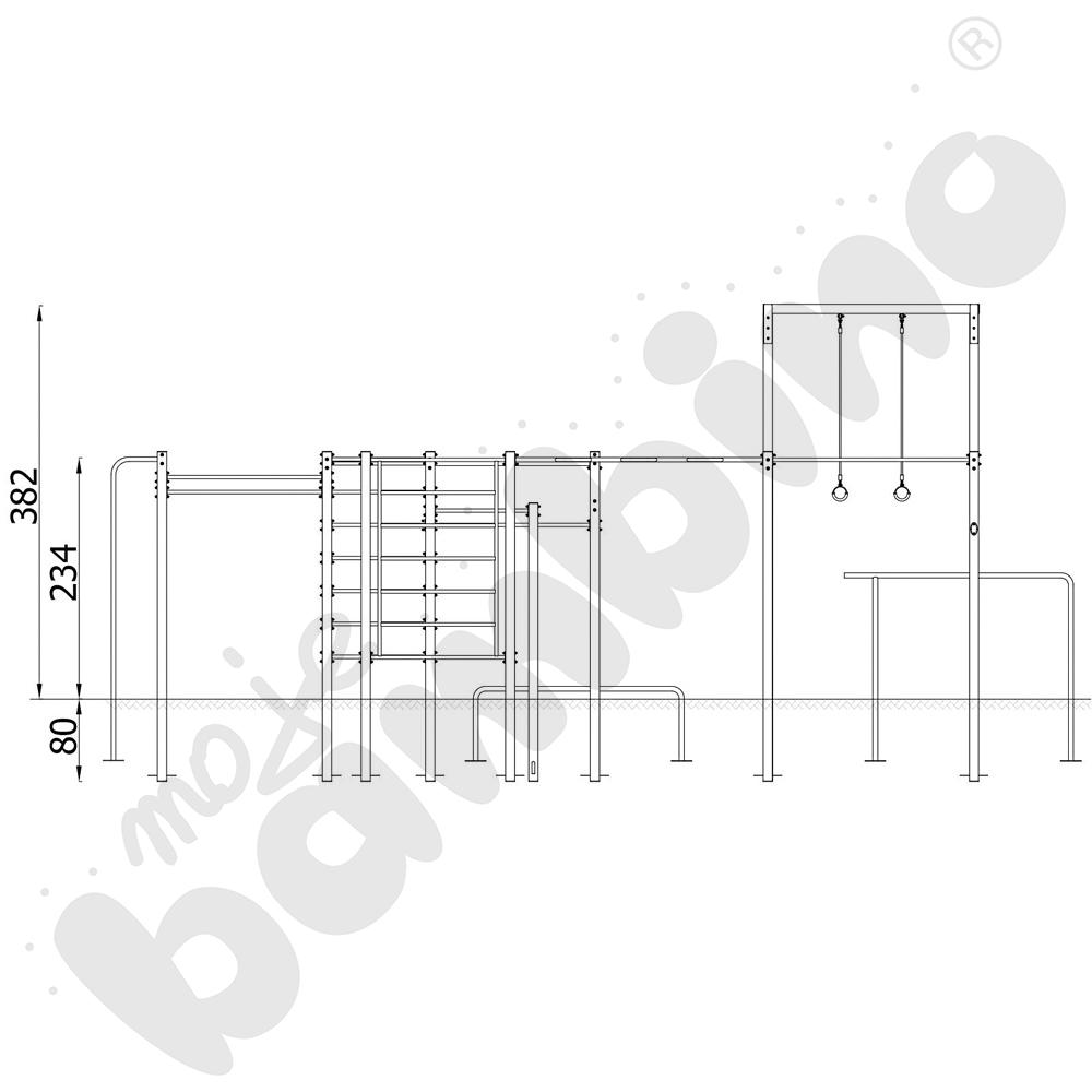 Street workout combo 3 Orange