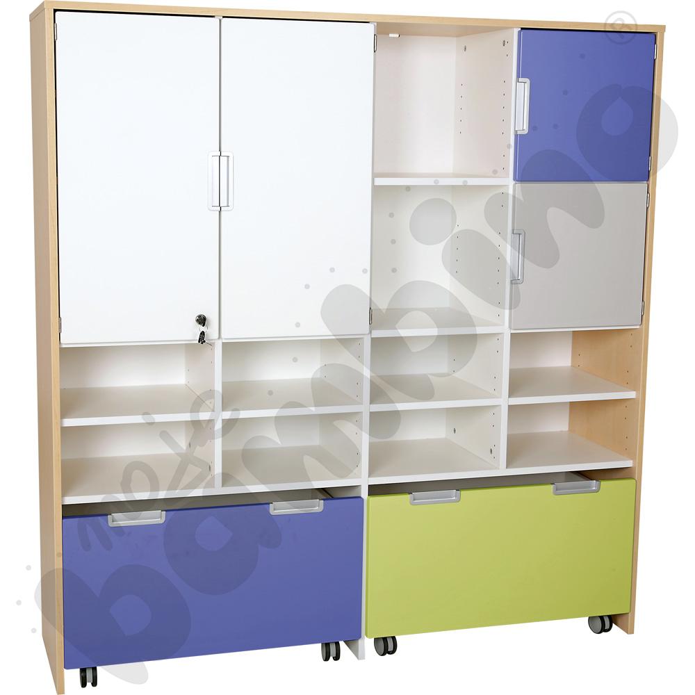 Quadro - zestaw 40, 90 st., skrzynia klon jasny 