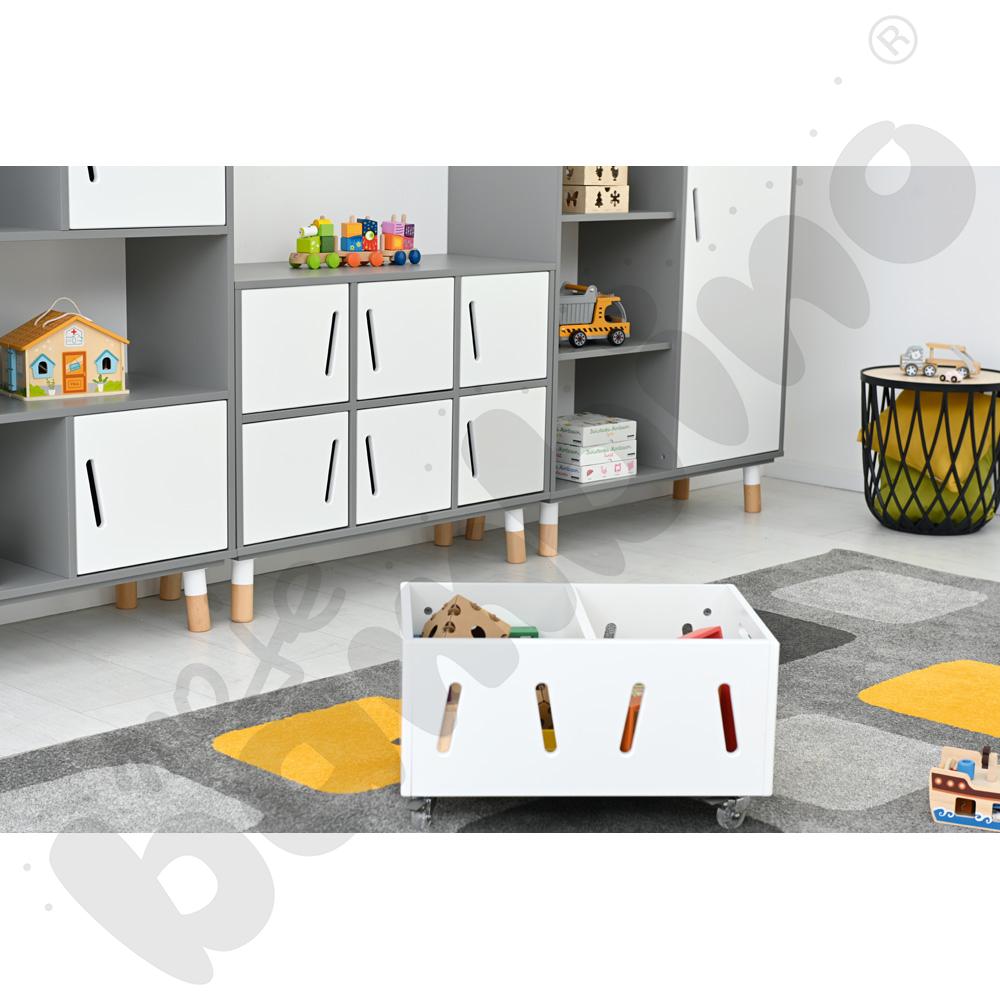 Biblioteczka niska TAB na kółkach