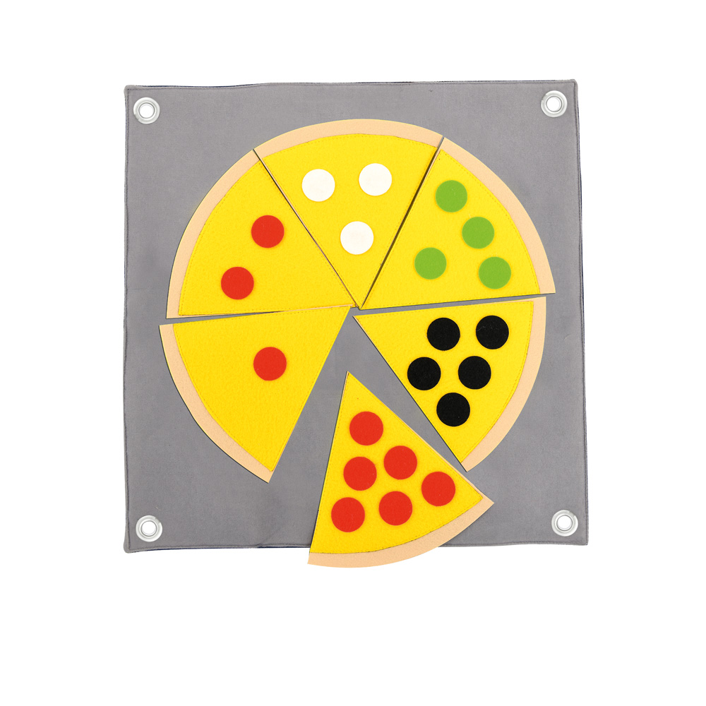 Látkový manipulačný panel - pizza