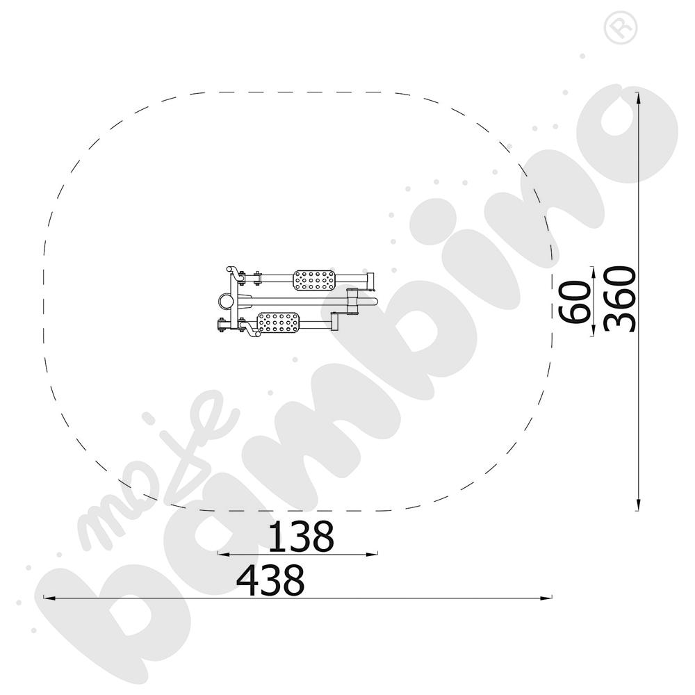 Orbitrek wolnostojący - wolnostojący