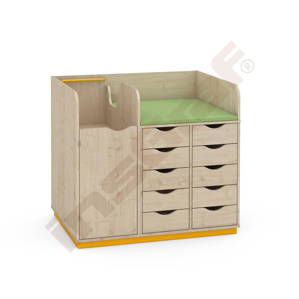 
Wickelkommode, B 122, Treppe links
