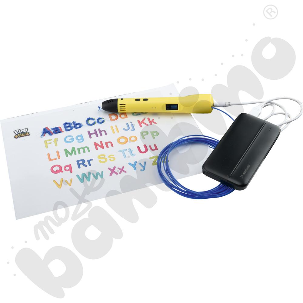 Edu Stick długopisy 3D 6w1 - zestaw w walizce