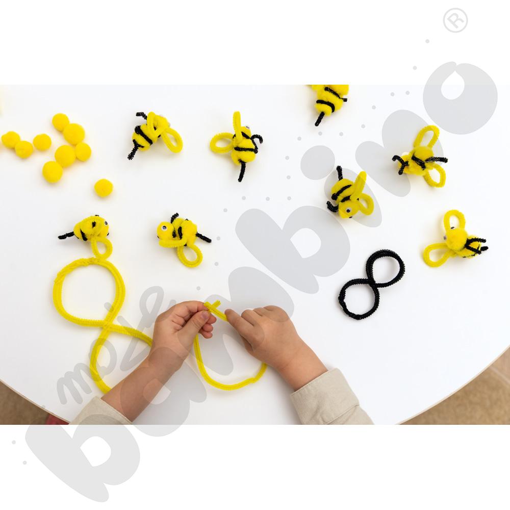 Druciki kreatywne 0,4 x 30, 100 szt. - czarne