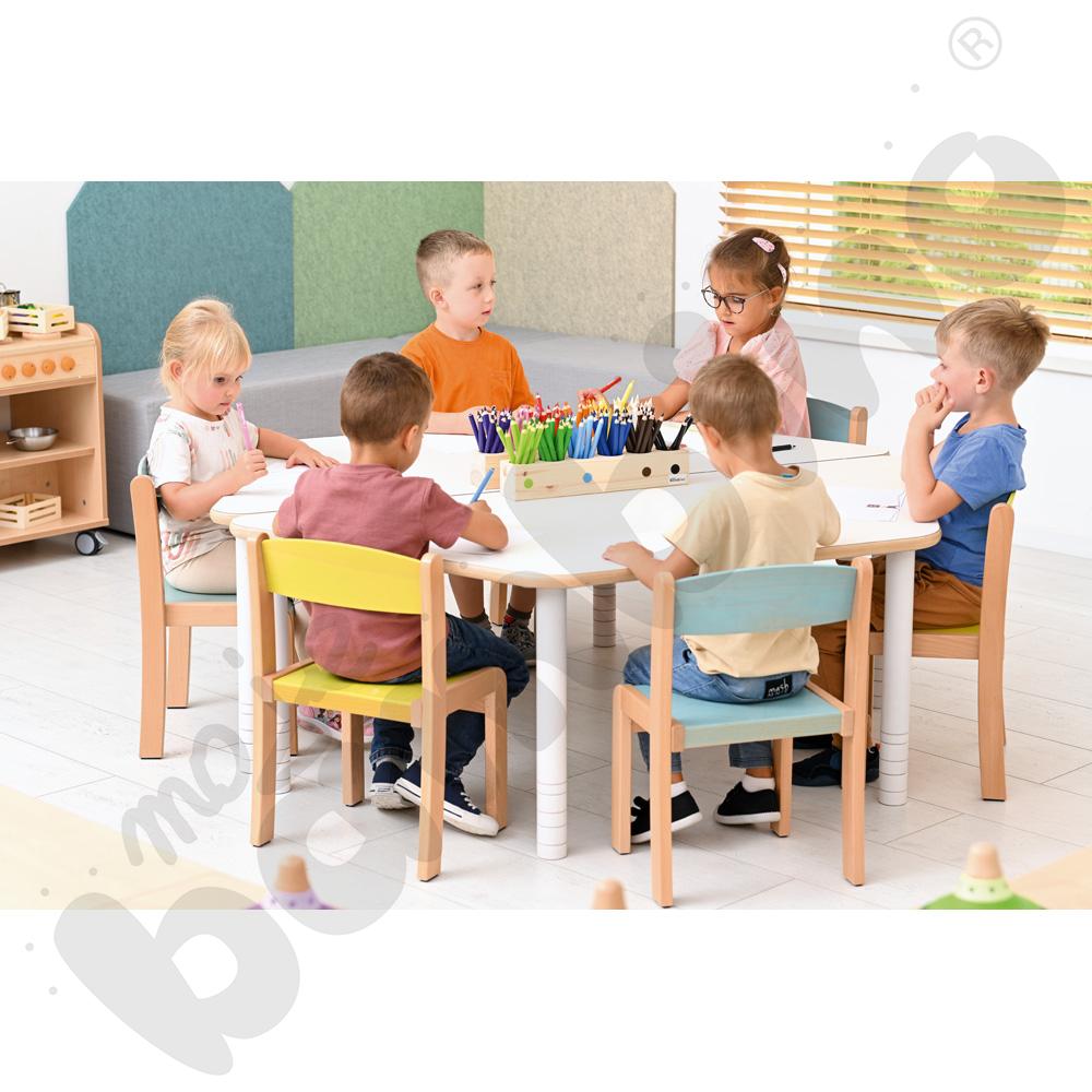 Krzesło Filipek PASTEL limonka, rozm. 2