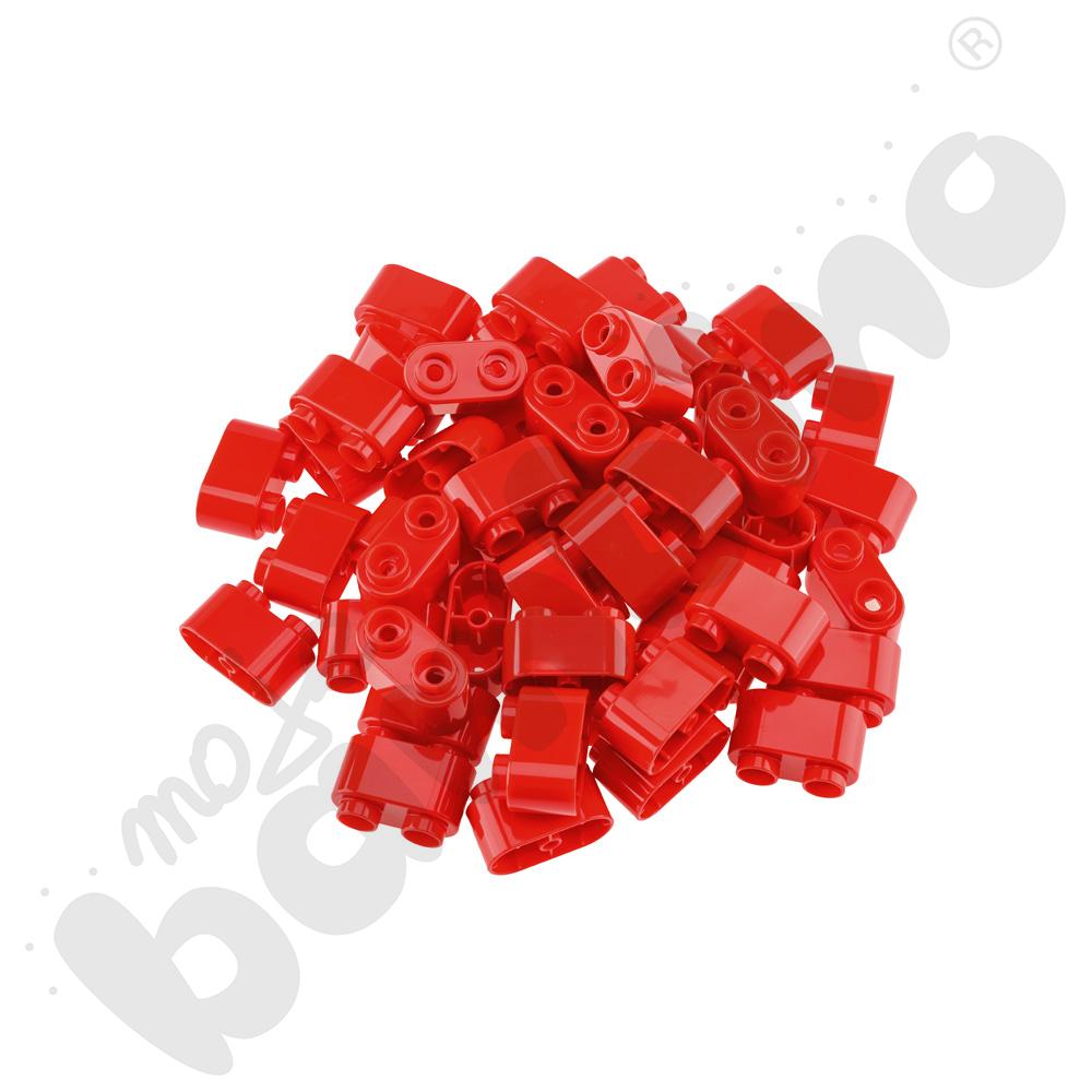 BOTZEES WALL - klocki 2-pinowe, czerwone
