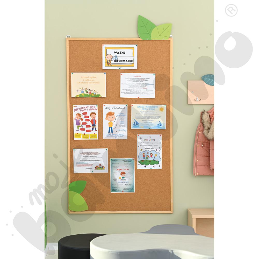 Aplikacja - listek do tablicy korkowej