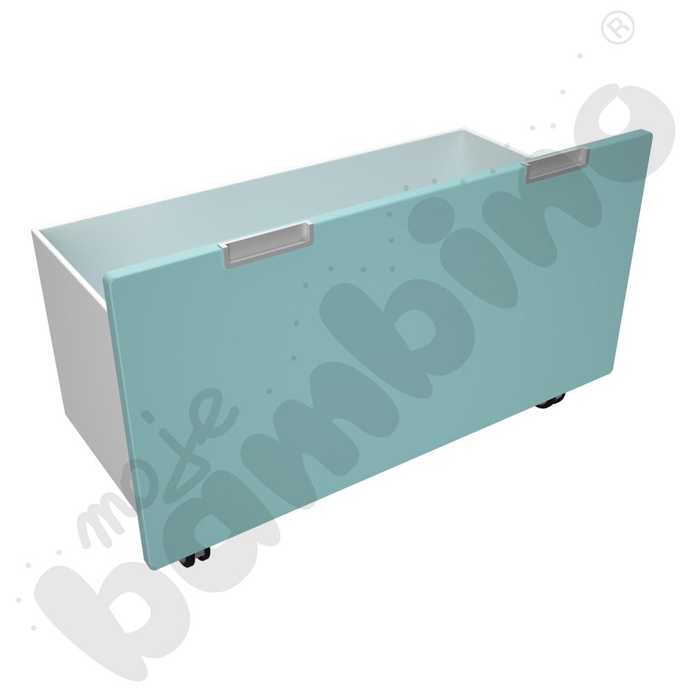 Quadro - skrzynia duża - turkusowy pastel