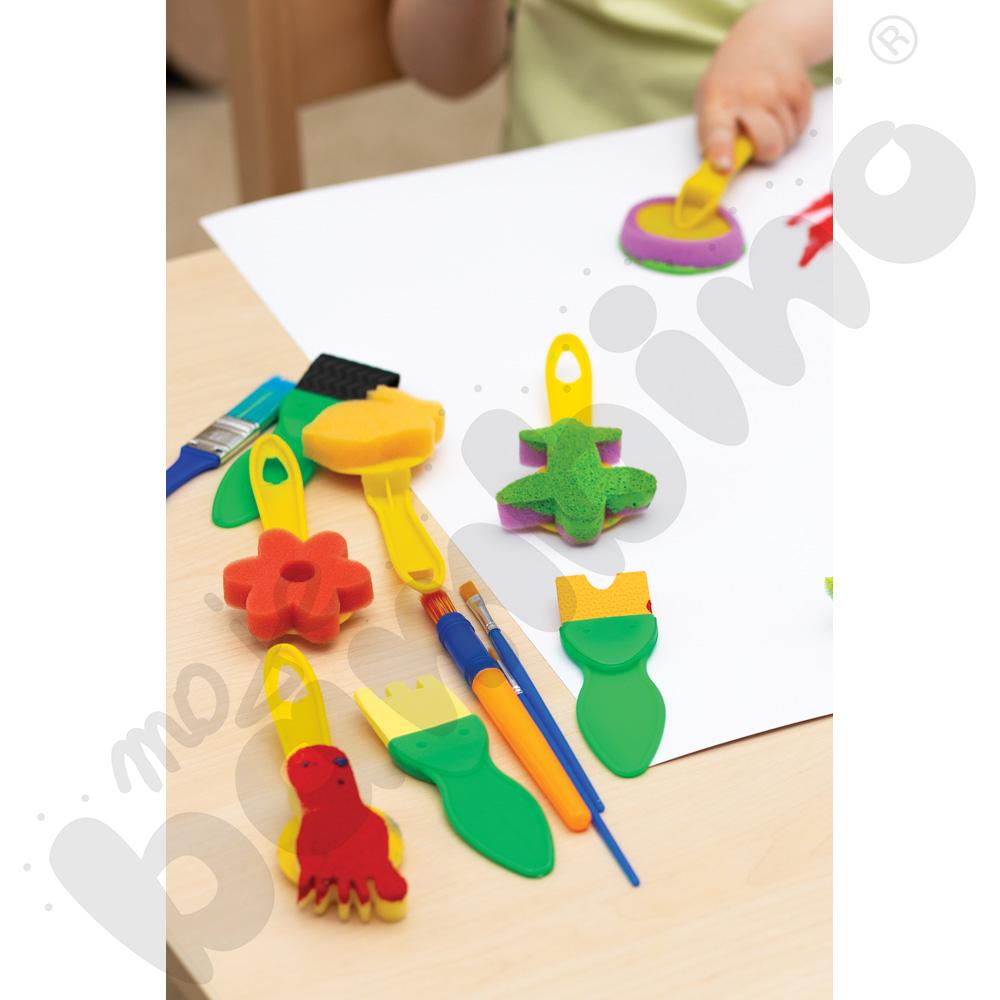 Mix pędzli i wałków - zestaw kreatywny