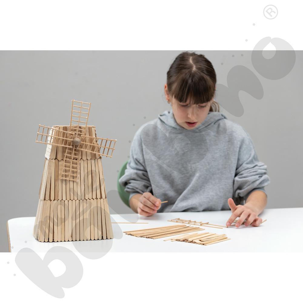 Patyczki drewniane - naturalne