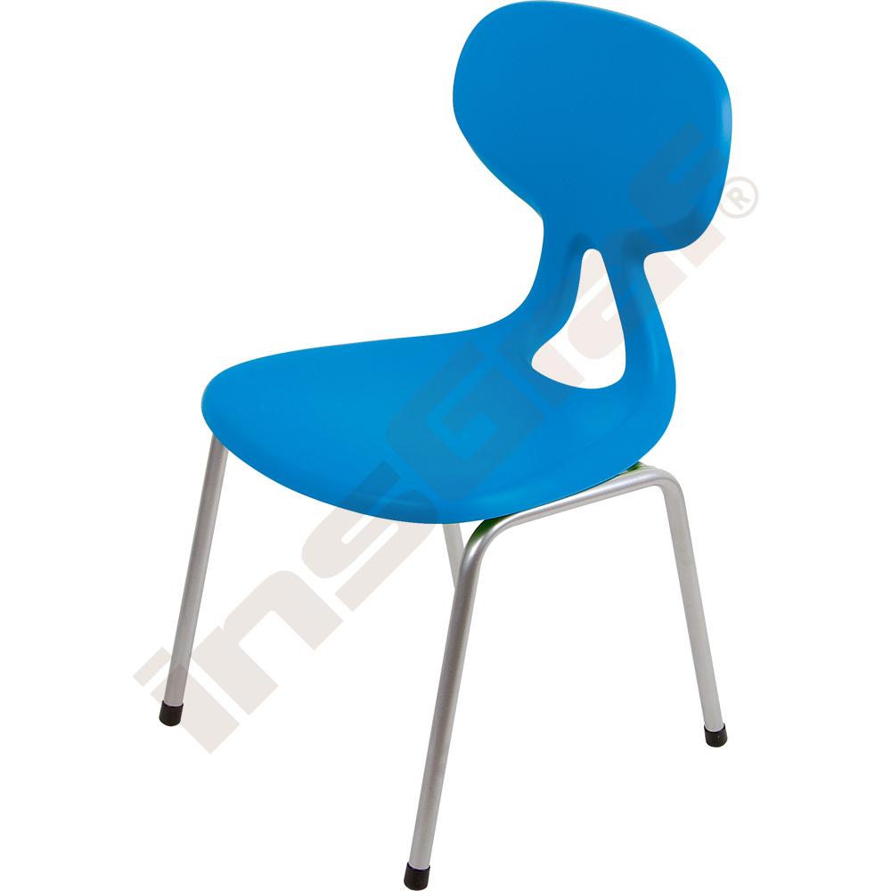 
Stuhl Colores 6, SH 46,5 cm, alufarben - blau
