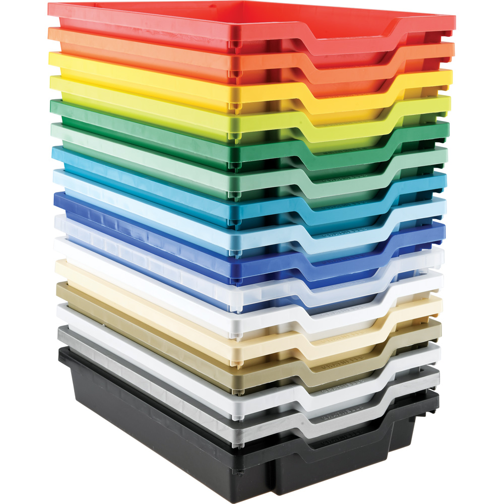 Úložný box 1 - plytký, žltý