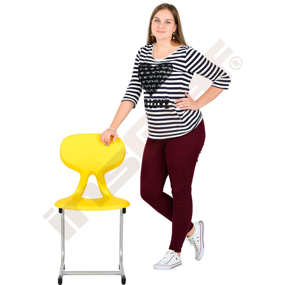 Závěsná židle Colores vel. 6 žlutá