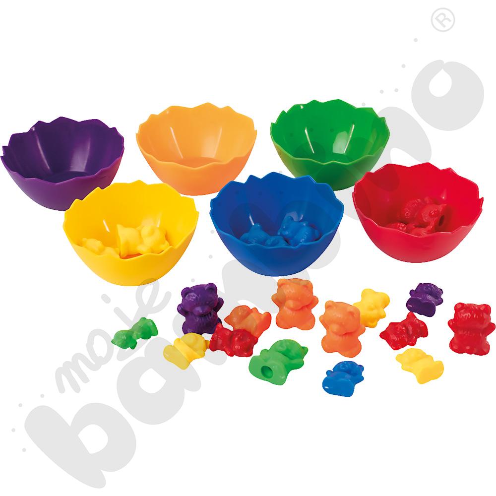 Kolorowe miseczki do sortowania, 6 szt.