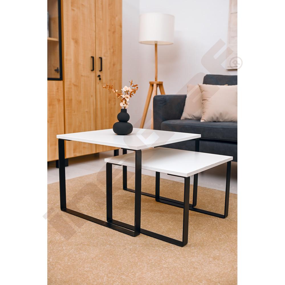 Stolek Universum výška 45 cm - bílý